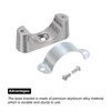 sourcing map 10Pcs Pipe Support Pipe Bracket Clamp for OD