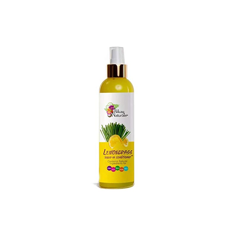 Alikay Naturals Lemongrass Leave In Conditioner, 8 oz