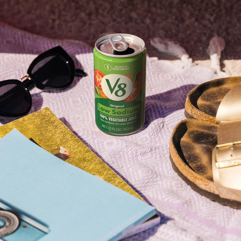 V8 V8 Low Sodium Original 100% Vegetable Juice, 5.5 fl