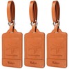 Teskyer Luggage Tags for Suitcases Business Trip Tags Number Plates