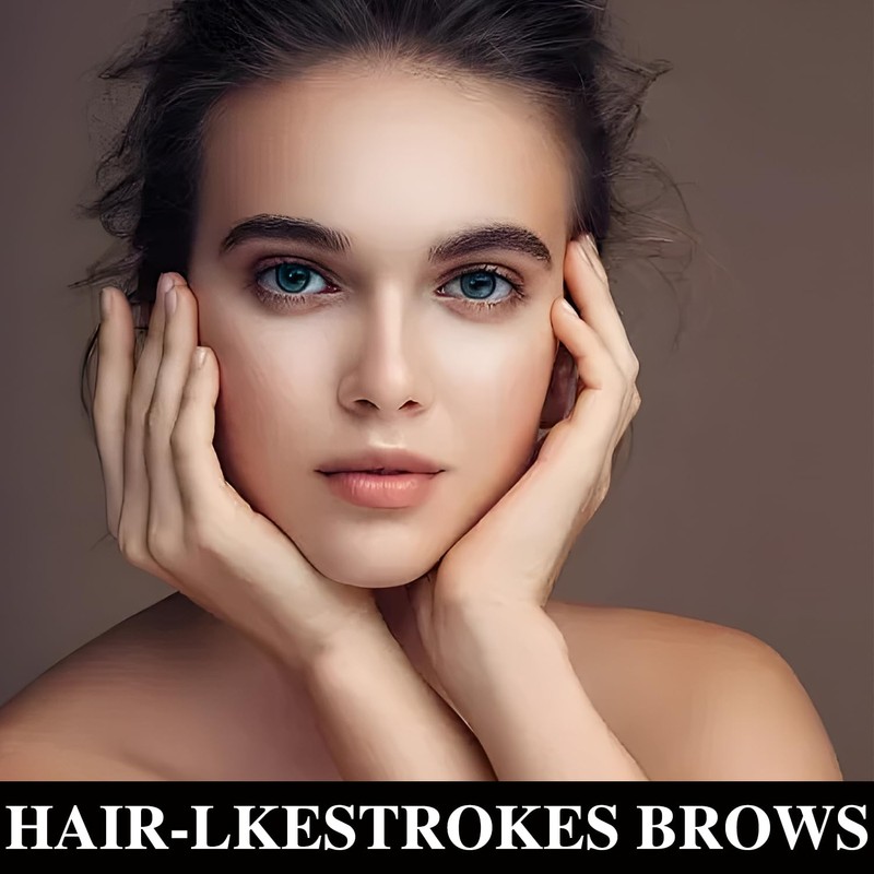 MOTIBACK 2-in-1 Dual-Ended Eyebrow Pen - Waterproof Microblading Brow Pencil
