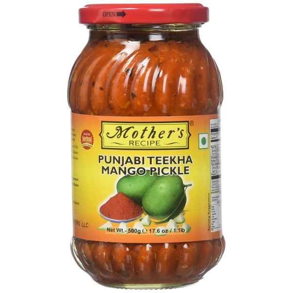 Mother's Recipe, Punjabi Teekha Mango Pickle, 500 Grams(gm)