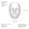 Máscara Belleza Led Facial Terapia 7 Colores Cara Rejuvenece