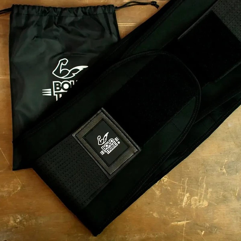 BOLD TRIBE Faja Reductora Doble Compresión Ejercicio Gym Crossfit Entrenamiento