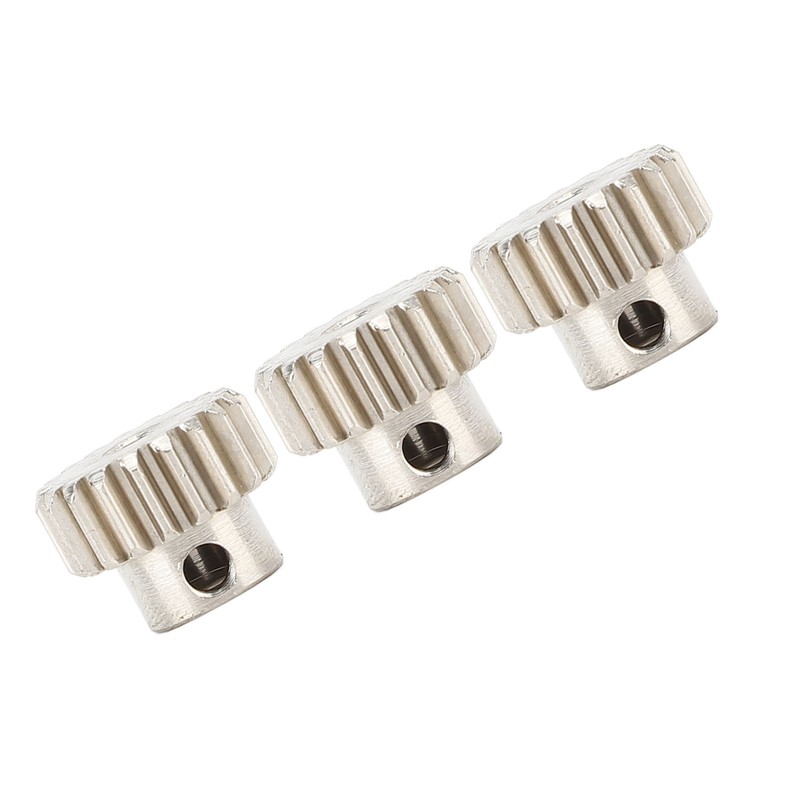 3PCS Metal Motor Gears with Set Screws M0.6 Module 3.175mm
