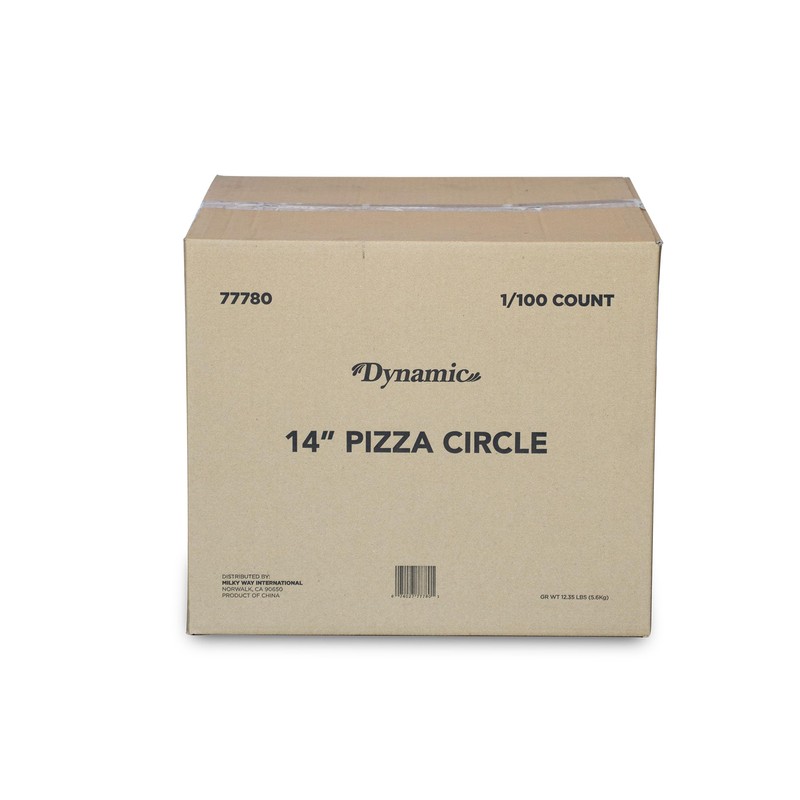 Dynamic 14" Cardboard Pizza Cake Pie Round Circle 100 ct,