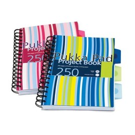 Pukka A5 Project Book Pink/Blue (Pack of 2)