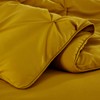 Chezmoi Collection Sydney Mustard Yellow Comforter Set Queen Size 7-Piece