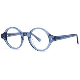 Zeelool Retro Round Blue Light Blocking Glasses for Women Men ZJGA000249-04B Blue