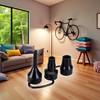 Black Inflatable Pump Adapter Plastic Nozzle Pump Nozzle Head Air