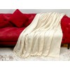 Buena Zeba Traditional Cotton Chevron Fringe Blanket 200 x 235