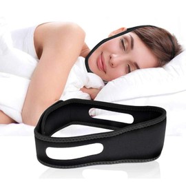 Aczyqws Snore Stop Snore Device Jaw Drag Stop Snore Strap Jaw Dislocation Correction Strap Anti-Open Mouth Breathing Stop Snore Strap，Chin Strap，Chin Strap snoring