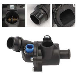Konuooer Thermostat Coolant Compatible with A4 8E2 8E5 8EC 8ED 8H7 06B121111K, Engine Coolant Thermostat Compatible with A6 4B2 4B5 3B3 Variant 3B6,06B121111H 06B121111G