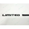 Grand Cherokee Matte Black Rear Limited & L Emblems Badge