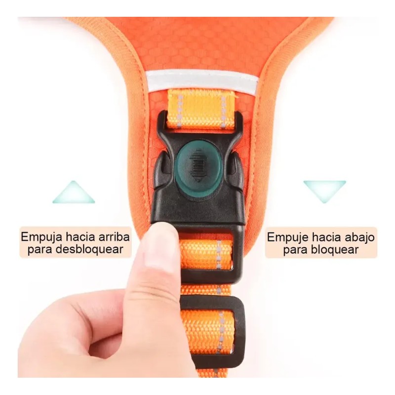 Pecheras Arnes Perro Apto Para Todo Tipo De Cuerpo Ajustable