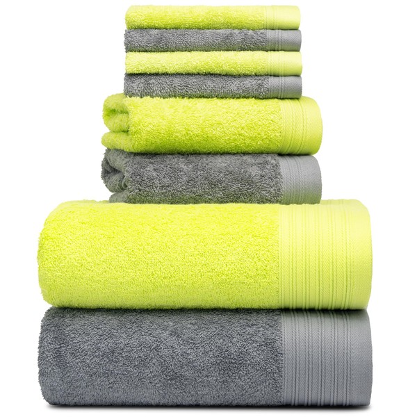 Weidemans Premium 8 Pieces Towel Set Including 2 Bath Towels