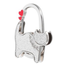 Baluue Portable Heavy Duty Handbag Holder with Unique Cat Design for Desk Office and Travel Durable Tabletop Bag Hanger Organizer