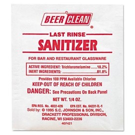 Powder Beer Clean Sanitizer, PK100