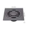 GLOGLOW Floor Drain Thickened Stainless Steel Heavy Duty Home Bathroom