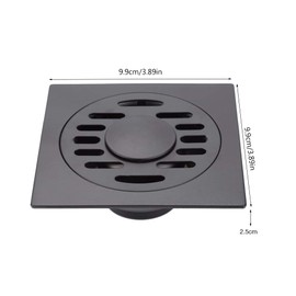 GLOGLOW Floor Drain Thickened Stainless Steel Heavy Duty Home Bathroom Shower Deodorizing Waste Sink Strainer(Washer)