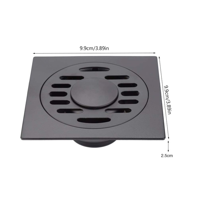 GLOGLOW Floor Drain Thickened Stainless Steel Heavy Duty Home Bathroom