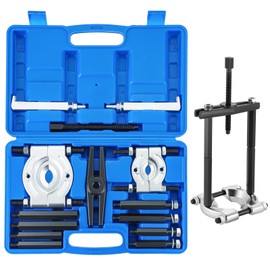 NYXOVA Bearing Puller Set, 5 Ton Capacity Bearing Separator, Pinion Wheel Bearing Removal Kit with 2" and 3" Jaws, Wheel Hub Axle Puller Set, 14PCS Bearing Separator Puller with Case