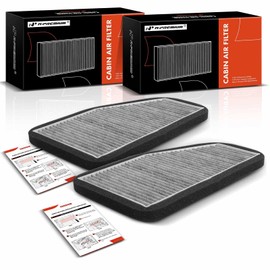 A-Premium 2 filtros de aire de cabina con carbón activado compatible con Ford Escape 2007-2012 y Mazda Tribute 2008-2011 y Mercury Mariner 2007-2011, reemplaza # 7T4Z19N619B