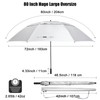 G4Free 80 Inch Extra Large UV Protection Golf Umbrella Windproof