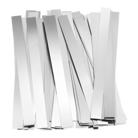 HARFINGTON 100pcs Pure Nickel Strip 0.1 x 8 x 100mm 99.6% Nickel Solid Pure Nickel Strips for Lithium Battery Packs Car Nickel Solder Tap for Cell Battery Pack Spot Welding and Soldering