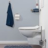 Tiger Onu, Towel hook large, Brushed stainless steel, 38x48x48mm