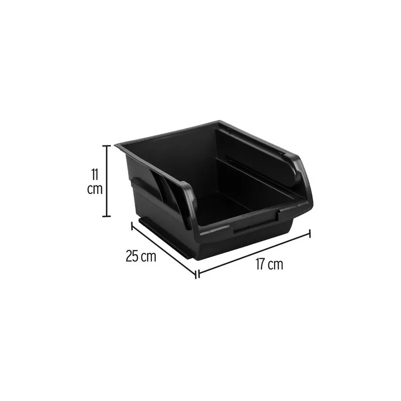 Truper Gaveta Apilable De Plástico 25 X 17 X 11