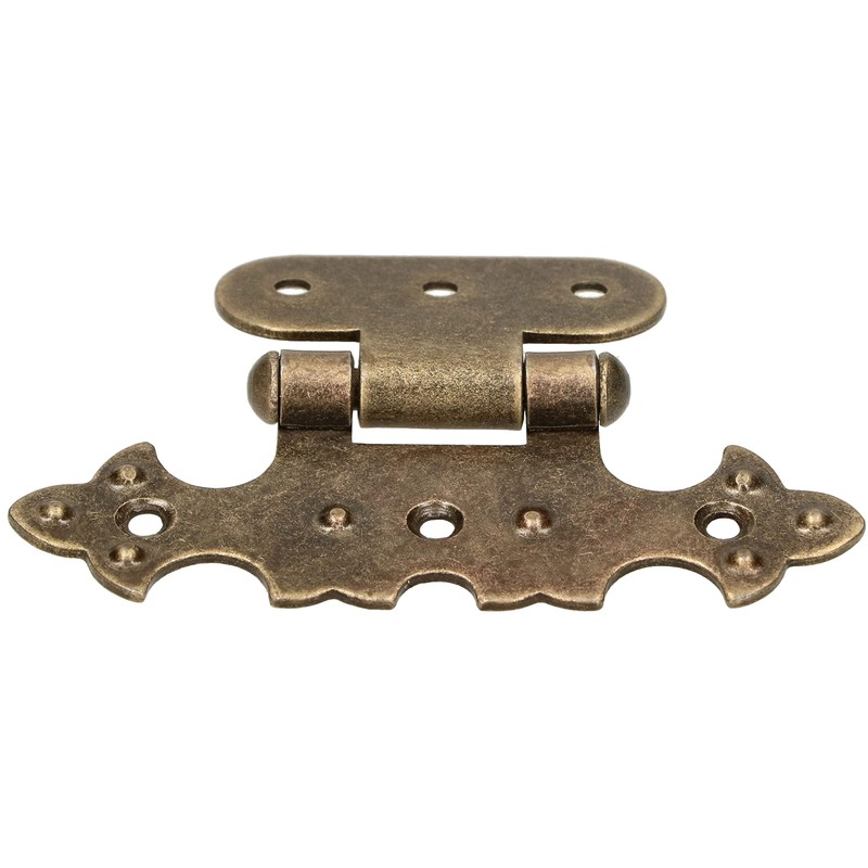 KOTARBAU® Set of 4 Decorative Hinges for Cupboard Asymmetrical Retro