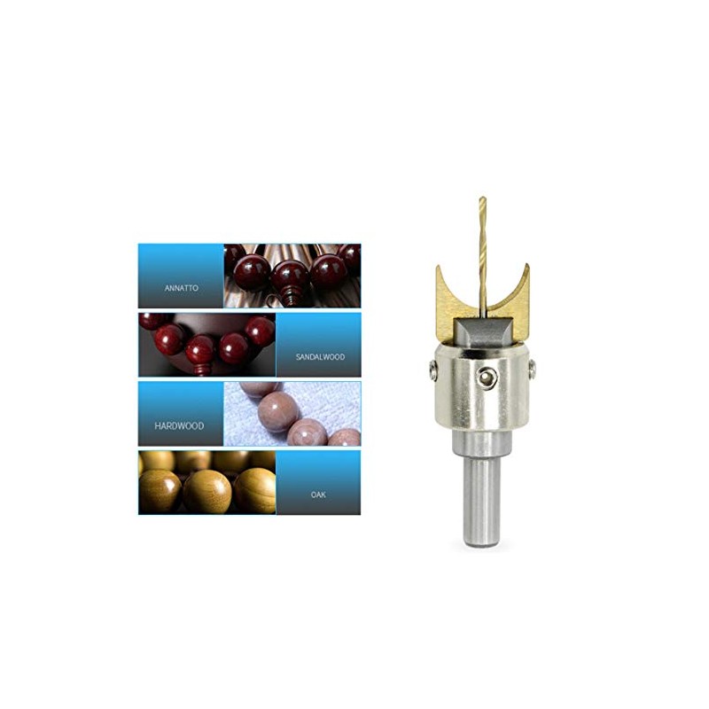 Meichoon Carbide Ball Blade Buddha Beads Drill 6-25mm Woodworking Milling