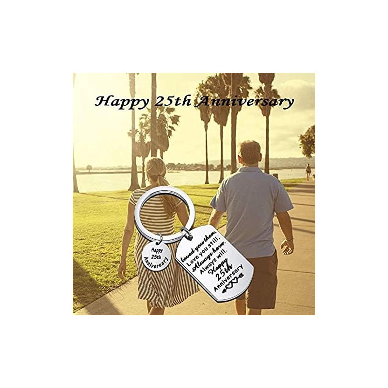 BAUNA Wedding 1st,5th,10th,25th,Anniversary Wife Gift Husband Gift (25th Anniversary)