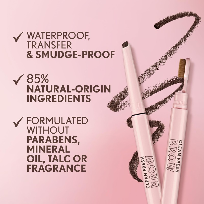 Covergirl Clean Fresh Brow Filler Pomade, 500 Medium Brown, Eyebrow