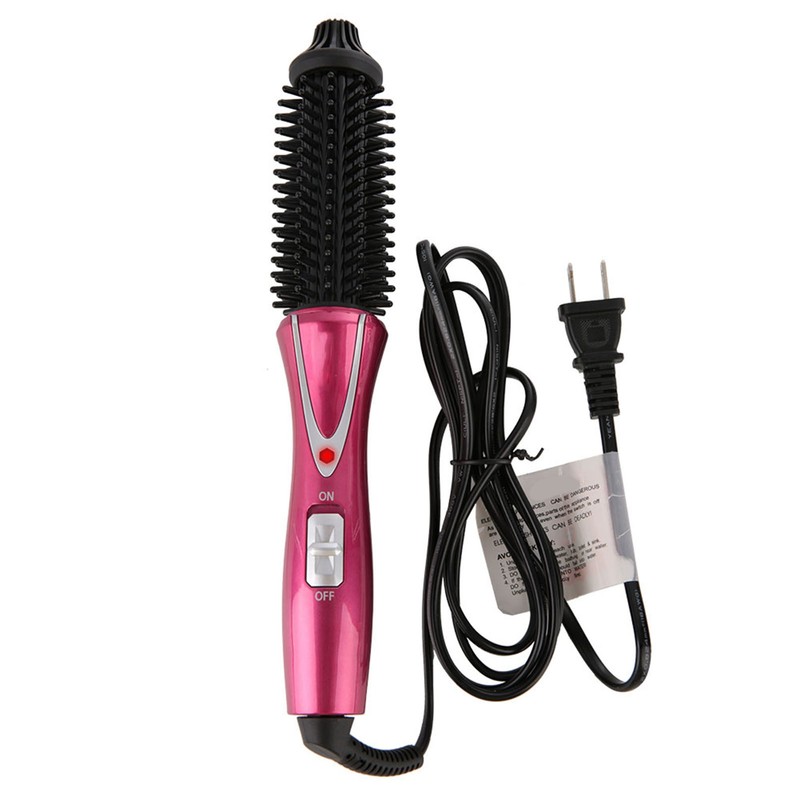 Electric Folding Hair Curler Comb Brush Portable Hair Dressing Beauty