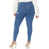 Avenue Plus Size Jean H Emily in Sapphire, Size 14