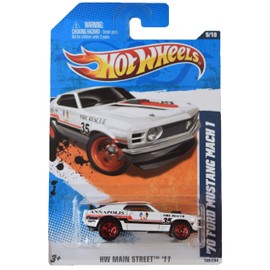Hot Wheels '70 Ford Mustang Mach 1, HW Main Street '11 9/10