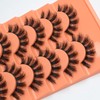Jozlynn False Eyelashes Fluffy Eyelashes Faux Mink Fake Eyelashes Natural