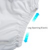 Joyo roy 2PCS Plastic Pants for Adult Diapers Incontinence Protective