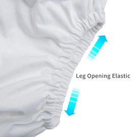 Joyo roy 2PCS Plastic Pants for Adult Diapers Incontinence Protective Briefs & Underwear Washable Incontinence Underwear Women and Men Waterproof Underwear for Women Plastic Underwear for Adults M