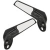 2pcs Motorcycle Wind Wing Mirror Multi Angle Adjustable Rotating Rear