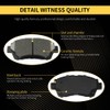 Fraxle Front and Rear Ceramic Brake Pads Set with Hardware