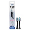 Oral-B Clic Toothbrush Sensitive Clean Replacement Brush Heads, Black, 2