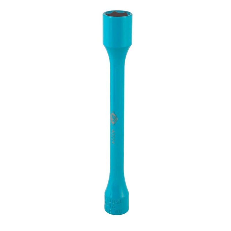 AFF Torque Limited Socket, 1/2" Drive, 21mm., 150 ft/lbs., Turquoise,