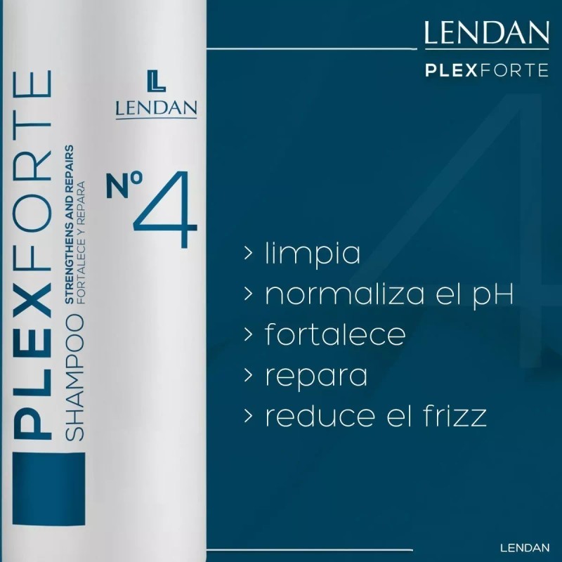 Lendan Plexforte Shampoo 1l + Acondicionador Reparación 1l