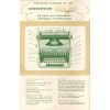 Underwood Golden Touch Quiet Tab Typewriter Instruction Manual Universal de