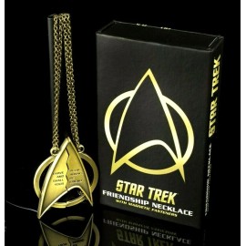 QMX Star Trek Friendship Necklace with Chain- Boxed- UNUSED- Out of Production