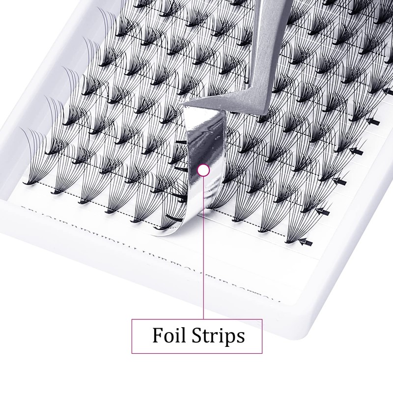 Volume Eyelashes, 12D, 0.07 mm, C curl, 14 mm, Volume