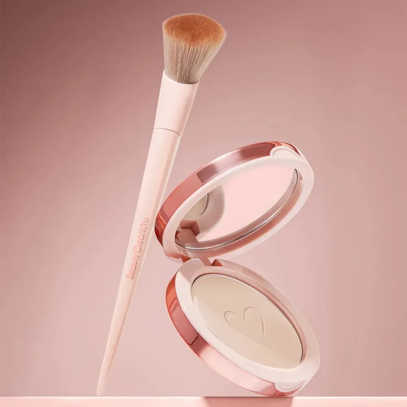 Polvo Compacto Fijador Pretty Pressed Beauty Creations Tono 01 Sheer